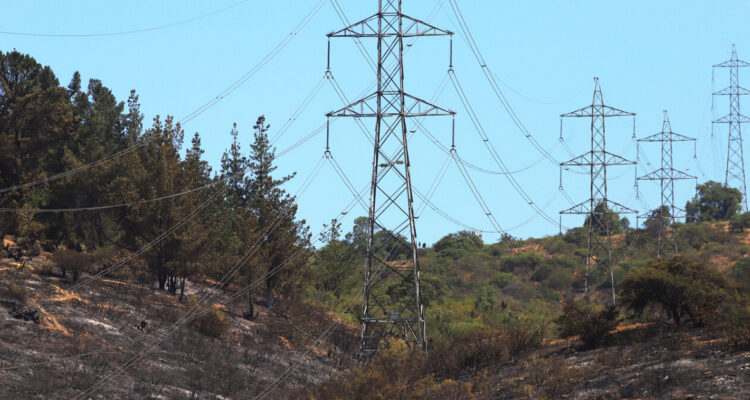 Conaf y últimos incendios forestales: “Fueron originados por tendido eléctrico”