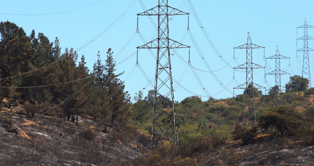Conaf y últimos incendios forestales: “Fueron originados por tendido eléctrico”