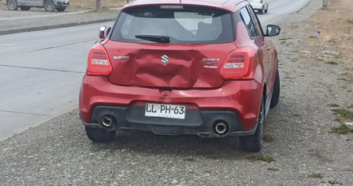 conductor provoca dos accidentes en Punta Arenas