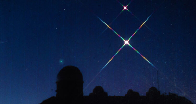 Foto de una conjunción planetaria tomada desde el cerro Tololo. Entre las hipótesis tras la Estrella de Belén se asegura que pudo tratarse de una Conjución Planetaria.