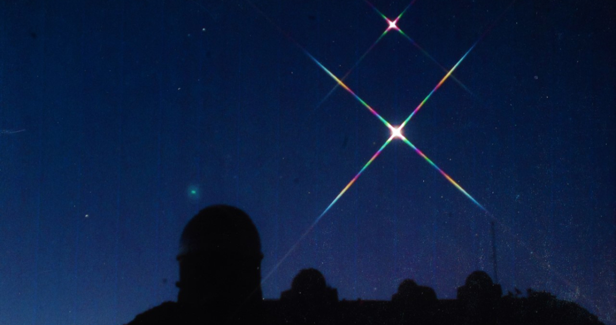 Foto de una conjunción planetaria tomada desde el cerro Tololo. Entre las hipótesis tras la Estrella de Belén se asegura que pudo tratarse de una Conjución Planetaria.