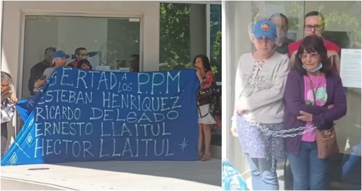Se encadenan afuera de Contraloría