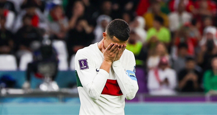 Cristiano Ronaldo es incluido en el once oficial de decepciones del Mundial.