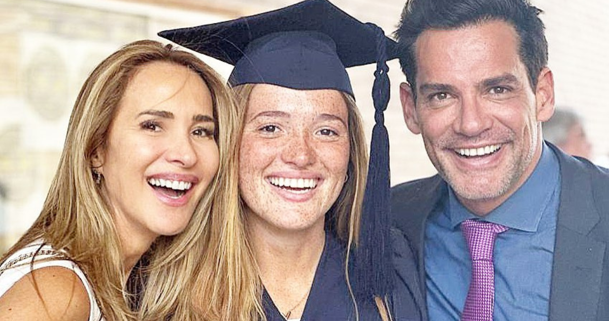 Cristian de la Fuente y familia