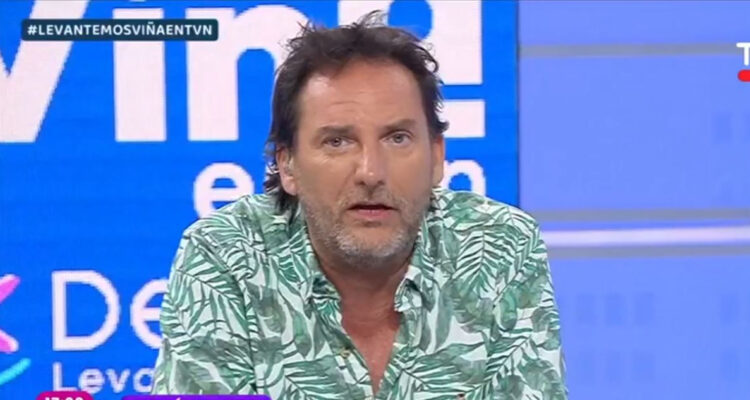 El animador Daniel Fuenzalida participando de Levantemos Viña en TVN.