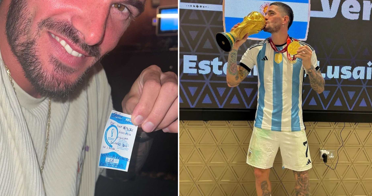La promesa de Rodrigo De Paul 2 meses antes de viajar al Mundial de Qatar.