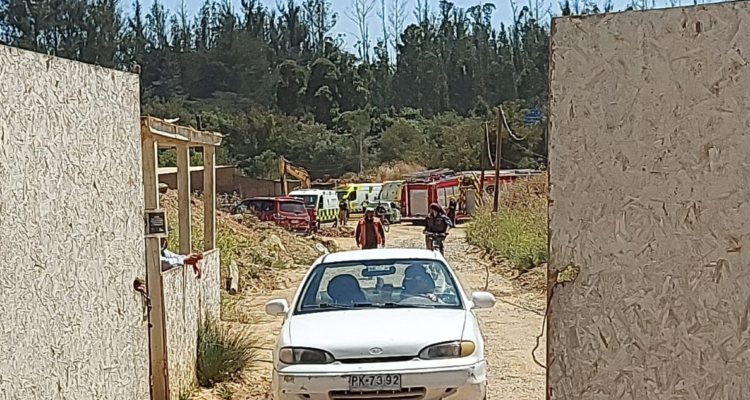 Derrumbe en Placilla