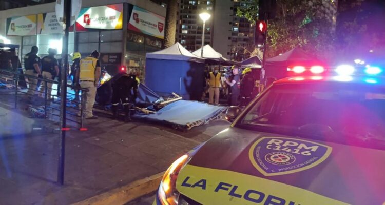 Retiran 50 toldos azules y 15 carros de comida de comercio ambulante en La Florida