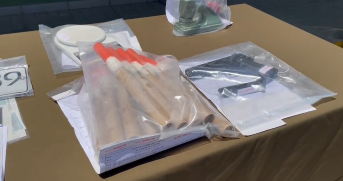 Cinco detenidos por disparos en San Bernardo: tenían armas, drogas y fuegos artificiales