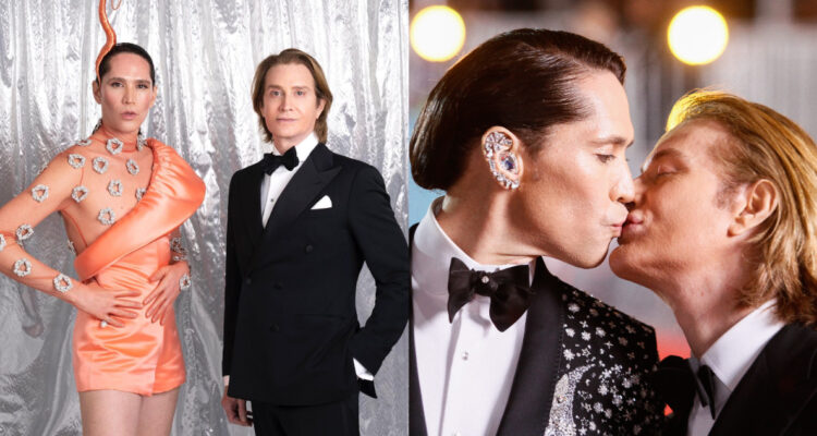 El influencer Di Mondo junto a Eric Javits, con quien terminó su relación tras 16 años.