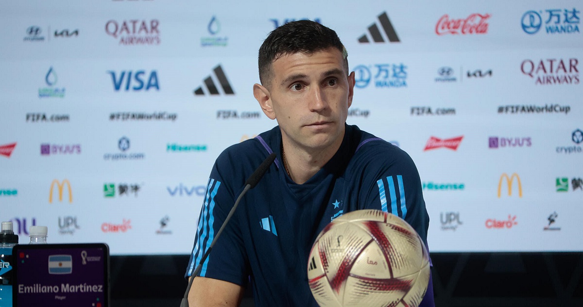Dibu Martínez con confianza para duelo de Argentina vs Francia