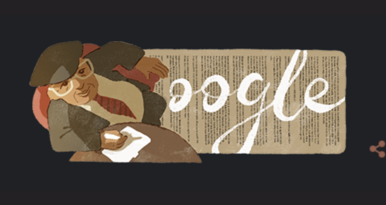 Doodle de Gonzalo Rojas