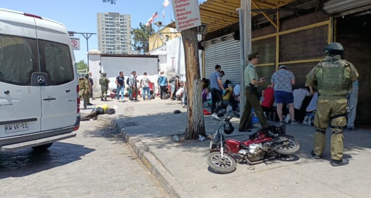 Carabineros realiza allanamiento por venta de droga en galpón del Persa Bío Bío: hay detenidos