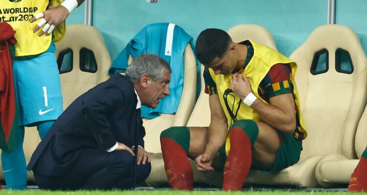 DT de Portugal defendió a Cristiano Ronaldo y dio detalles de su suplencia