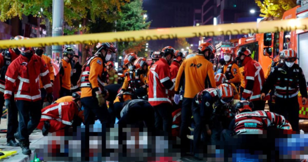 estampida humana detenidos