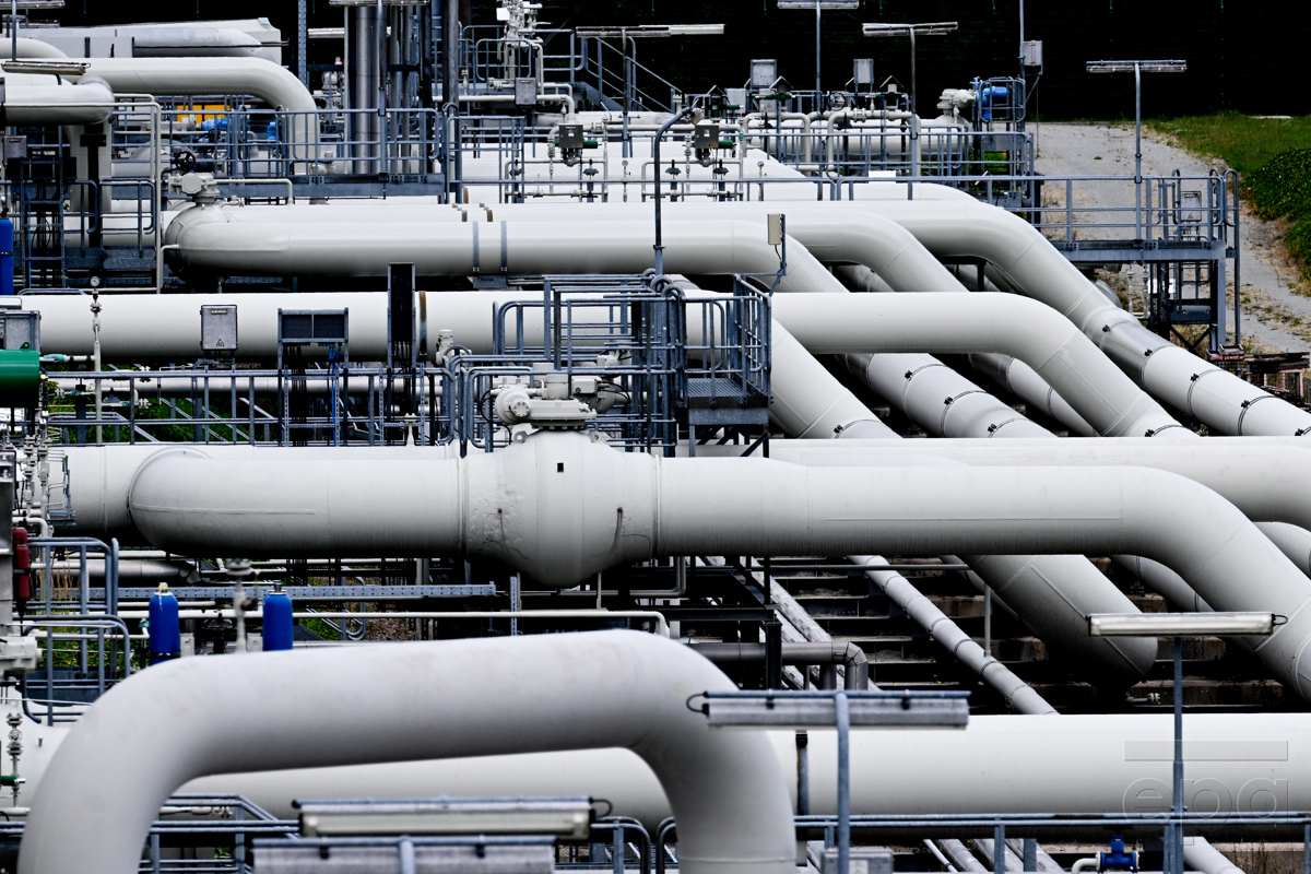 Vista general de la estación compresora de gas en Mallnow (Alemania), que recibía gas ruso, el pasado 11 de julio de 2022