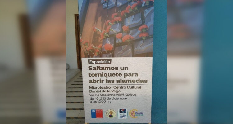 “Saltamos los torniquetes para abrir las grandes Alamedas”: Polémica por exposición en Quilpué