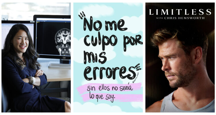 Neuróloga y asesora de “Sin Límites”, Sharon Sha (Izquierda) y Chris Hemsworth en el capitulo “Memory” de “Limitless” el cual asesoró la experta (derecha). Frases motivacionales para aliviar estrés y ansiedad
