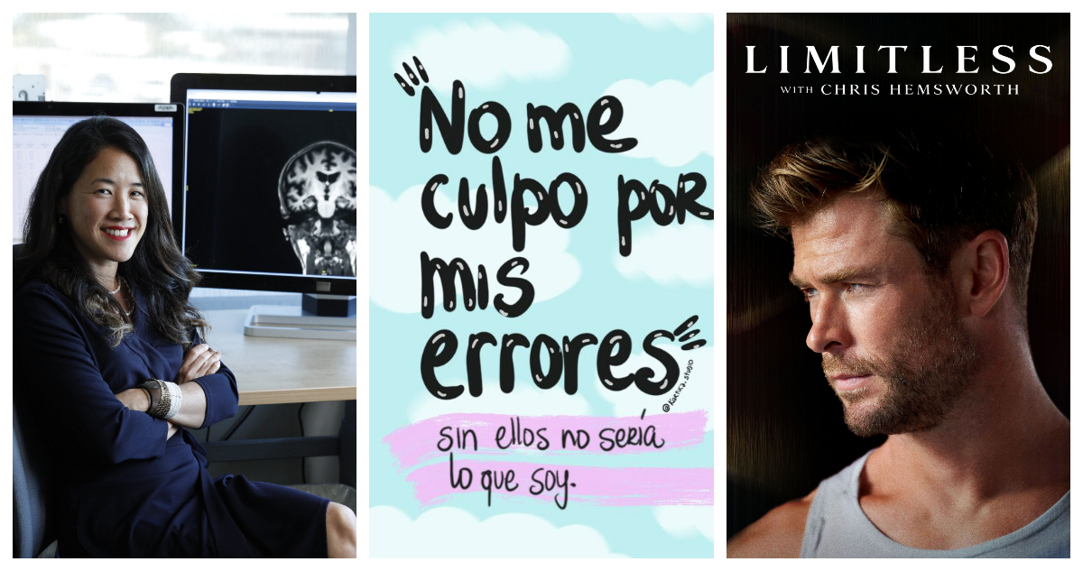 Neuróloga y asesora de “Sin Límites”, Sharon Sha (Izquierda) y Chris Hemsworth en el capitulo “Memory” de “Limitless” el cual asesoró la experta (derecha). Frases motivacionales para aliviar estrés y ansiedad