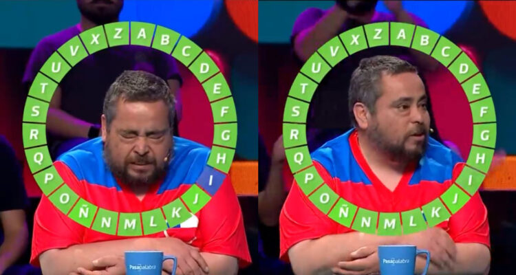 Álvaro Quezada ganando el rosco de Pasapalabra, es el primer chileno en ganar.