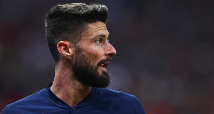 El enojo de Olivier Giroud en la final del Mundial.