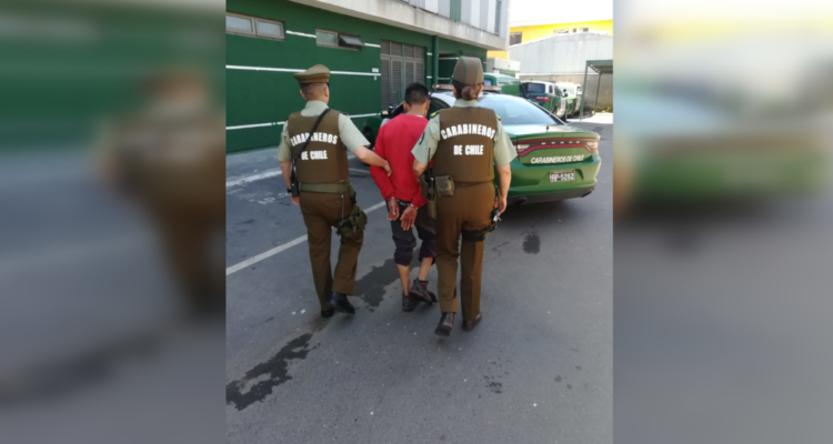 hombre incendio forestal Penco