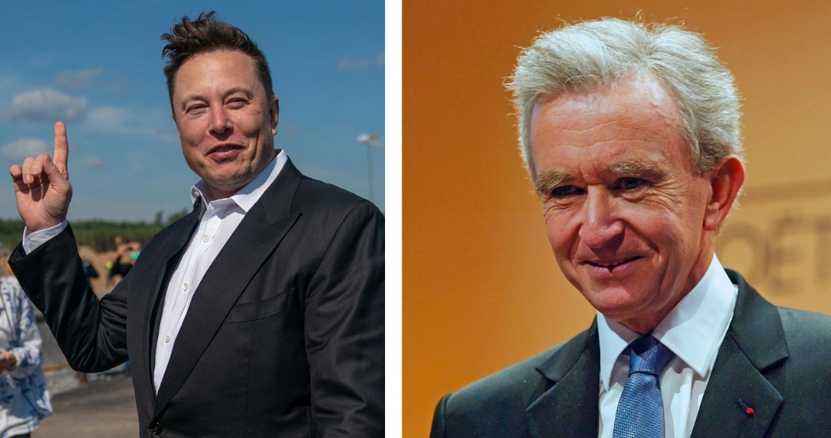 Elon Musk es superado por Bernard Arnault como el hombre más rico del mundo