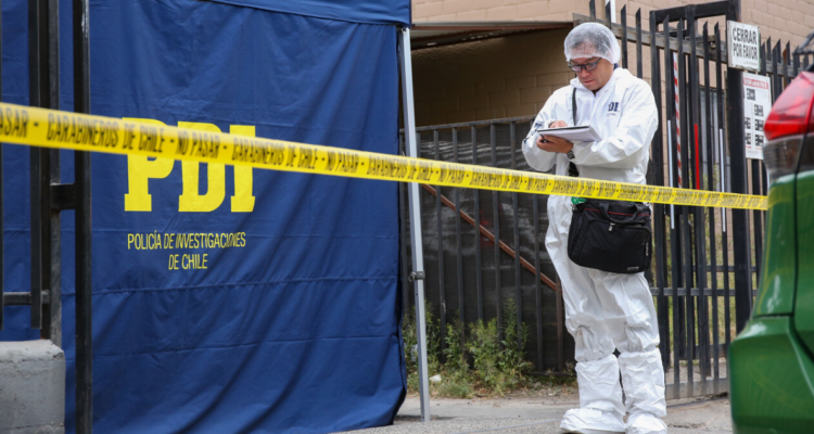 Equipo de la Brigada de Homicidios de la Policía de Investigaciones.