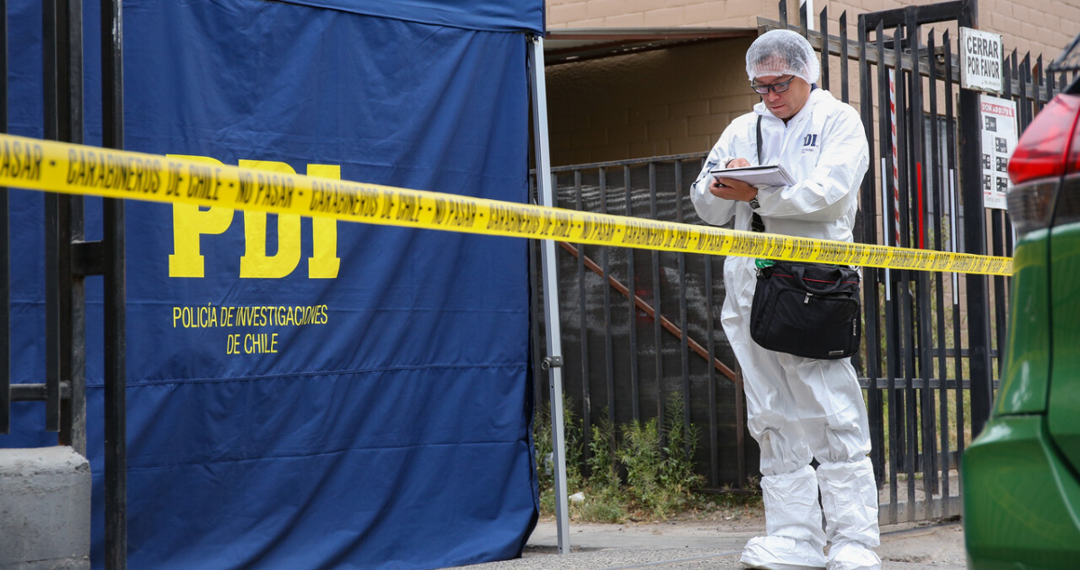 Equipo de la Brigada de Homicidios de la Policía de Investigaciones.