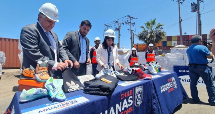 incautan zapatillas falsificadas