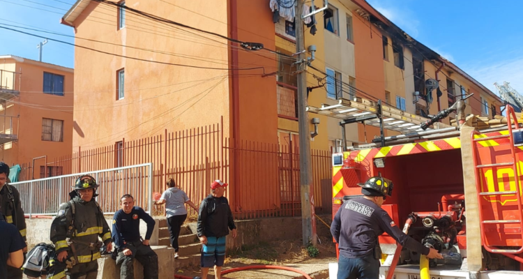 Incendio en Viña del Mar