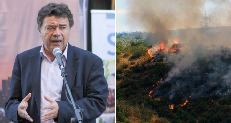 Ministro Valenzuela calificó de “criminales mentales” a presuntos autores de incendios en Valparaíso