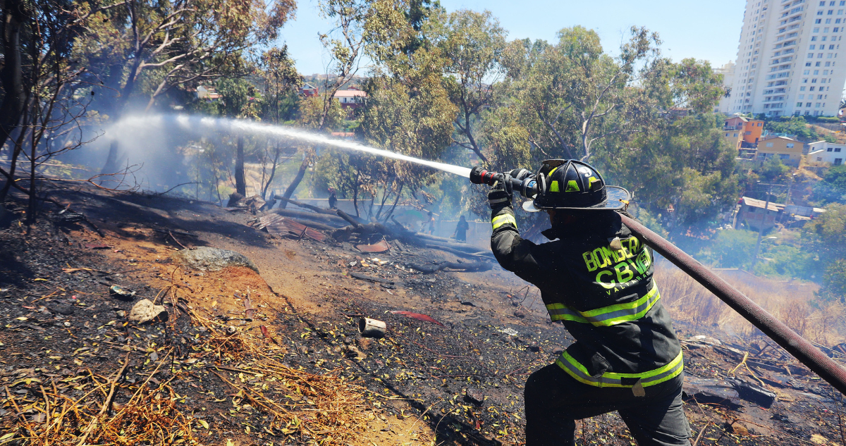 región Valparaíso incendios forestales