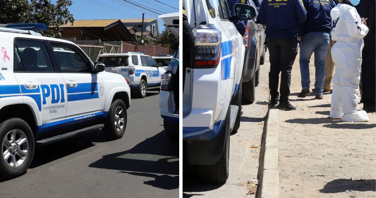 Investigan dos homicidios en El Quisco y Cartagena