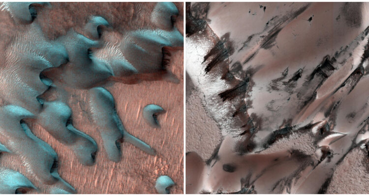 NASA revela cómo es el invierno en Marte