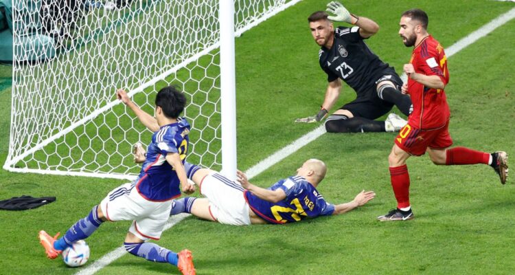 La FIFA liberó los vídeos que revisó el VOR para validar el tanto de Japón contra España.