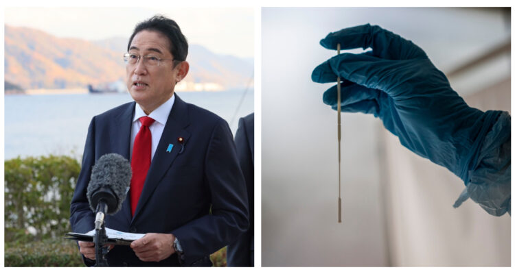 Foto contexto primer ministro de Japón y decisión de pedir PCR a viajeros de China