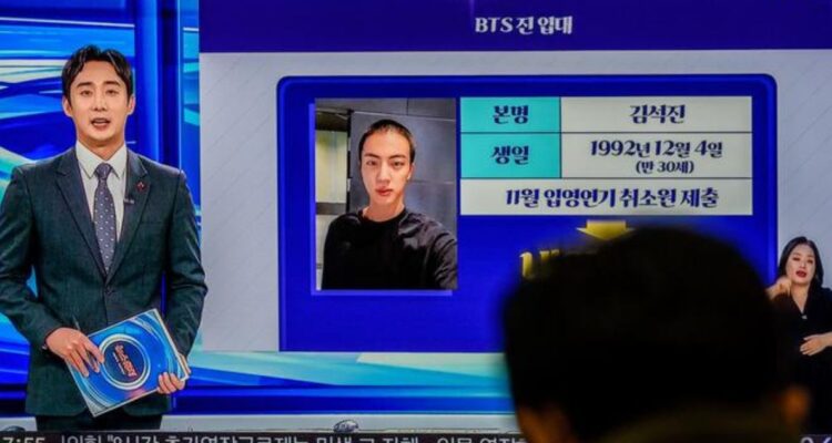Jin de BTS ingresó al servicio militar en Corea del Sur