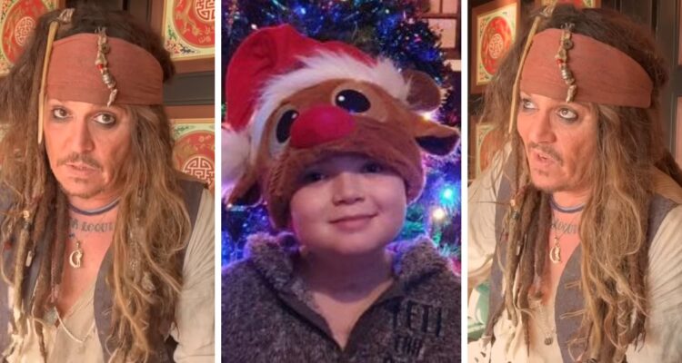 Johnny Depp protagonizó un video interpretando a Jack Sparrow de Piratas del Caribe para ayudar a Kori un pequeño youtuber con una enfermedad terminal