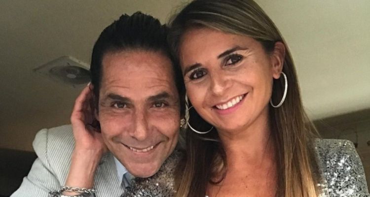 Juan Falcón y su novia