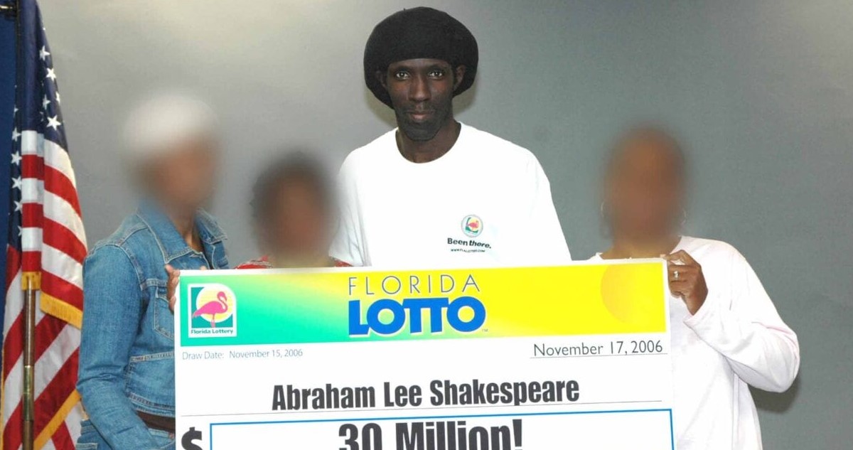 Abraham Shakespeare ganador de juegos de azar