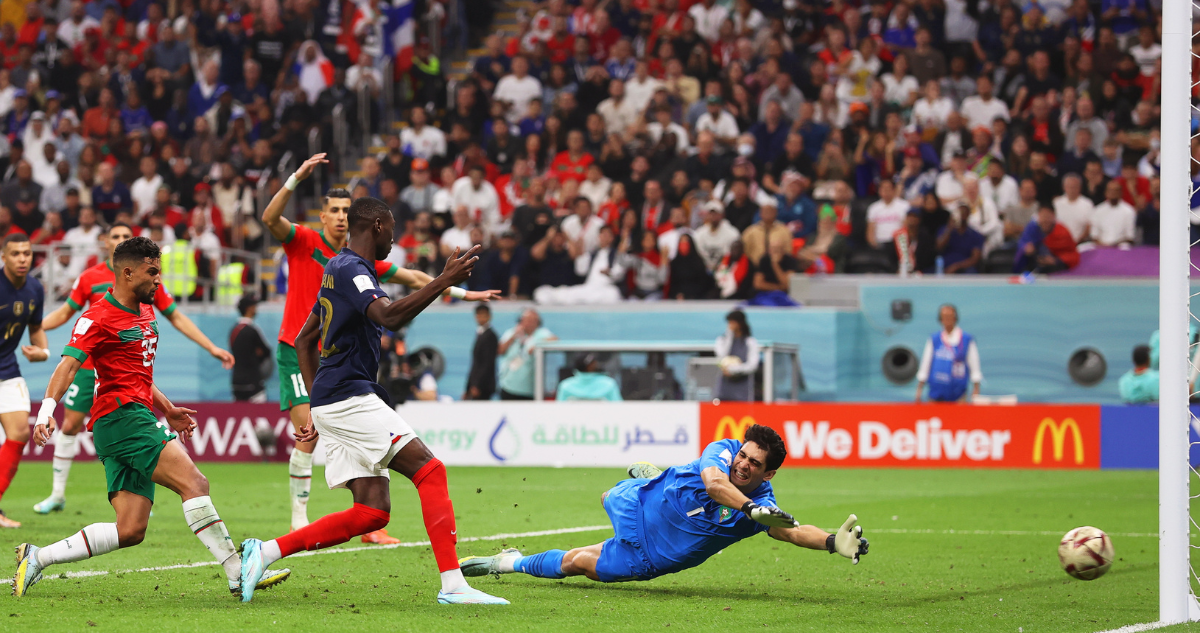 Kolo Muani decretó el segundo gol de Francia en la semifinales del Mundial.