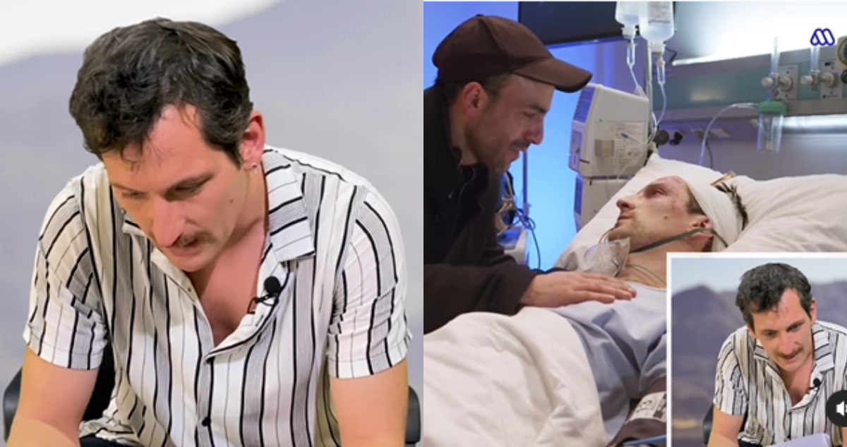 Gabriel Urzúa comparte emotivo momento en que lee el guion de la muerte de Hernán