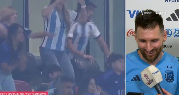 La gran emoción de Lionel Messi por alegría de su familia con su gol en Qatar