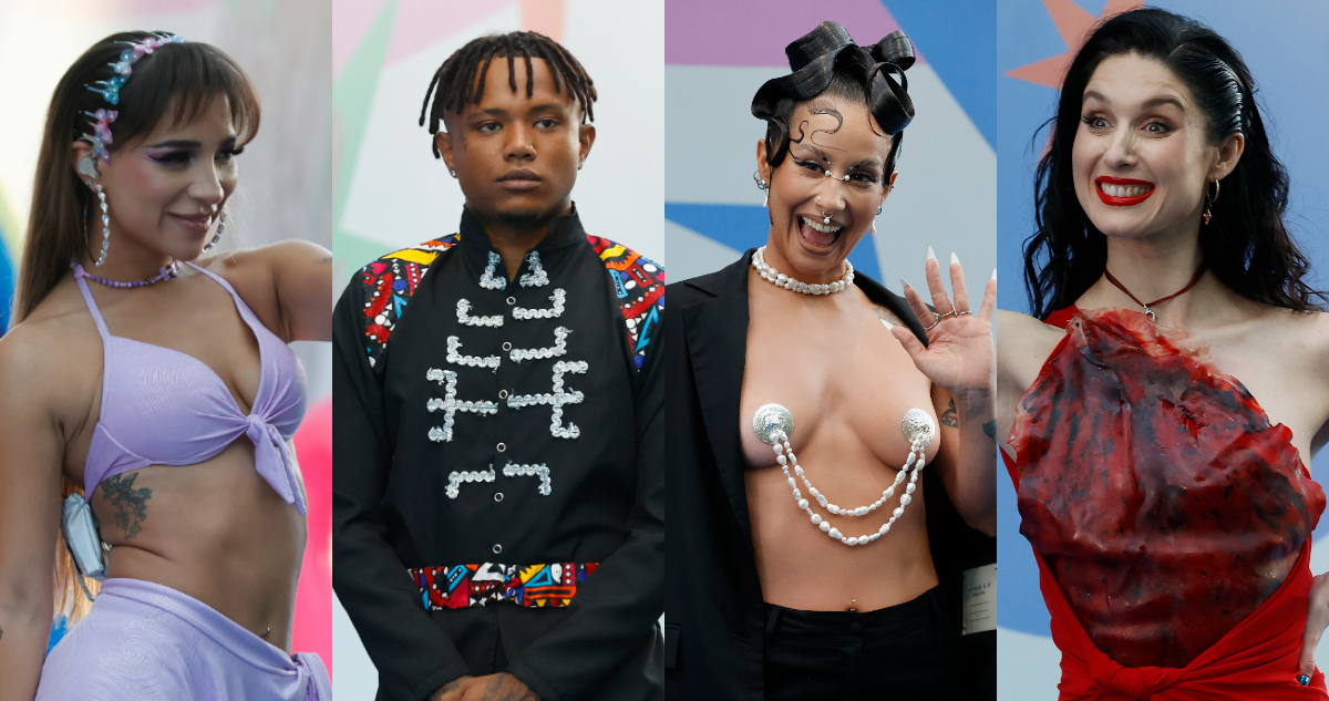Algunos de los artistas que destacaron por sus looks en los premios Musa 2022.