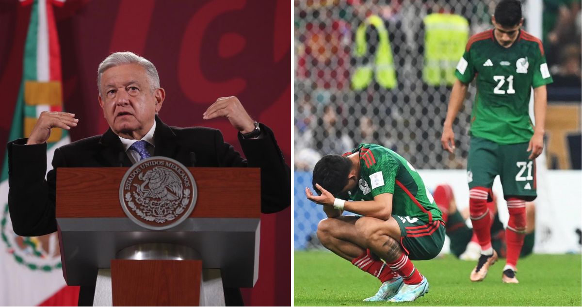 López Obrador pide “mejores futbolistas” tras adiós de México en Qatar