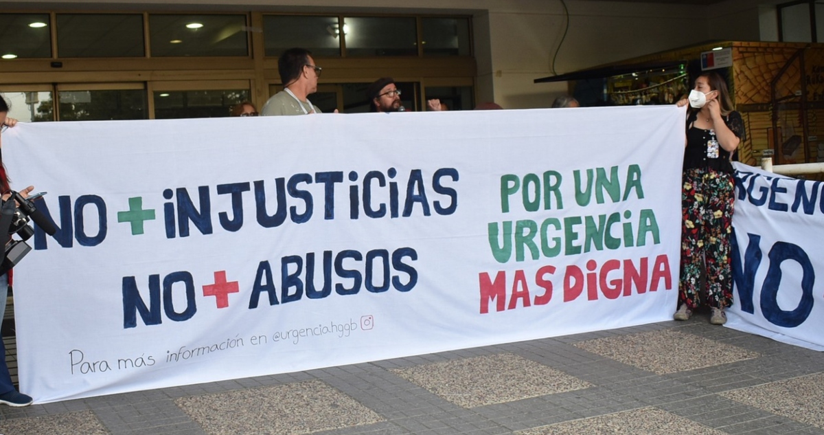 Movilización servicio de urgencia del Hospital Regional de Concepción