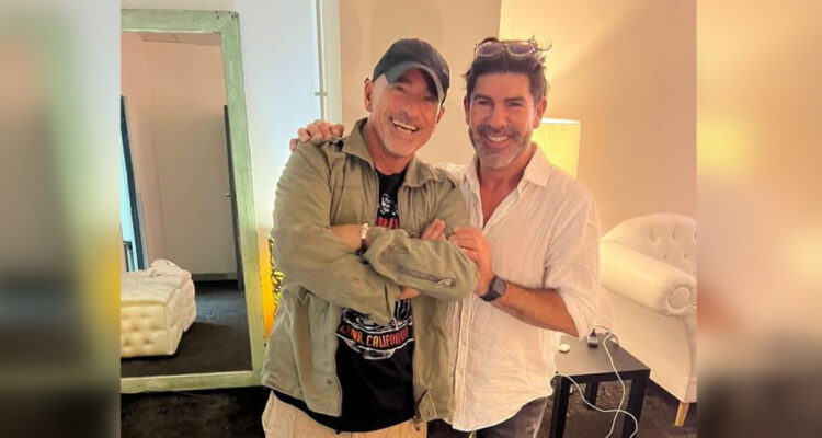 Marcelo Salas y Eros Ramazzotti cantan juntos en pleno concierto