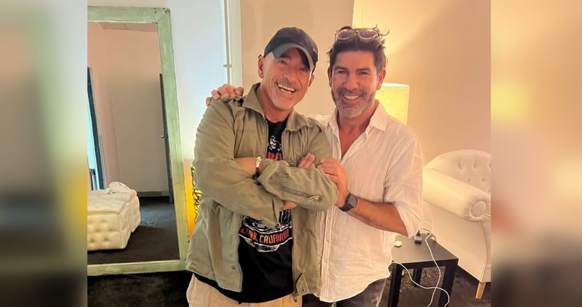 Marcelo Salas y Eros Ramazzotti cantan juntos en pleno concierto