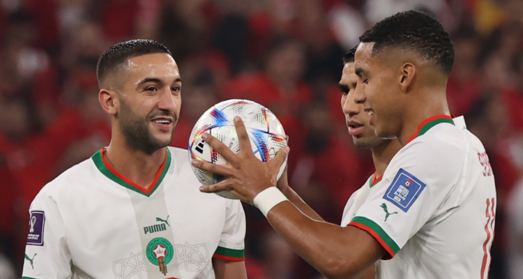 El grosero error en la zaga de Canadá para el primero de Marruecos.